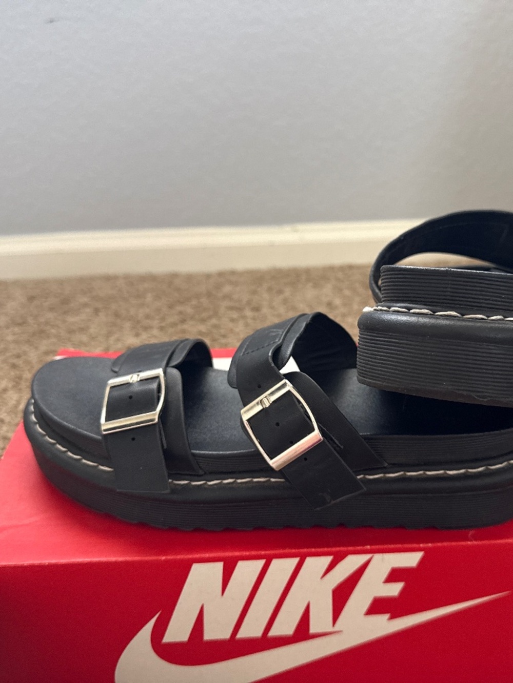 Catherine Black Sandals